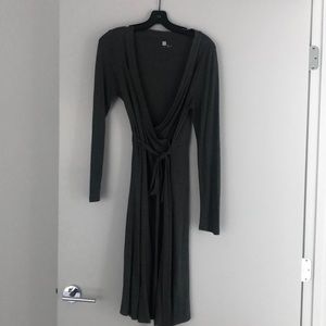 Vintage Gap Grey Wrap Dress